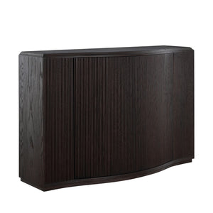 Theodore Oak Veneer Long Console Table | Gabriella White - SCH-175785