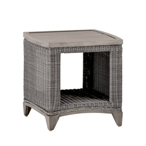 Astoria Wicker Square Outdoor End Table | Summer Classics - 3557