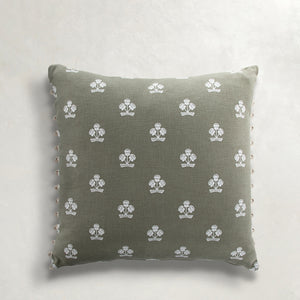 Flower Basket Indoor Throw Pillow | Gabriella White - SCH-G107-202249