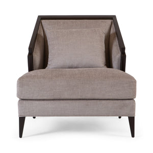Angulaire Occasional Chair - Java Cafe Varnish | Christopher Guy - 60-0464