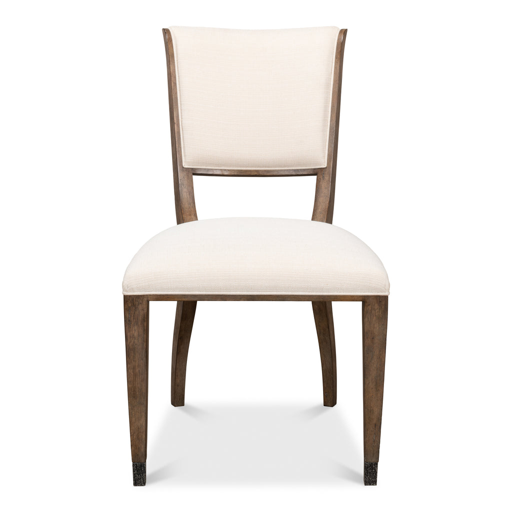 Elegant Dining Side Chair Light Mink | Sarreid Ltd - 60-156-4