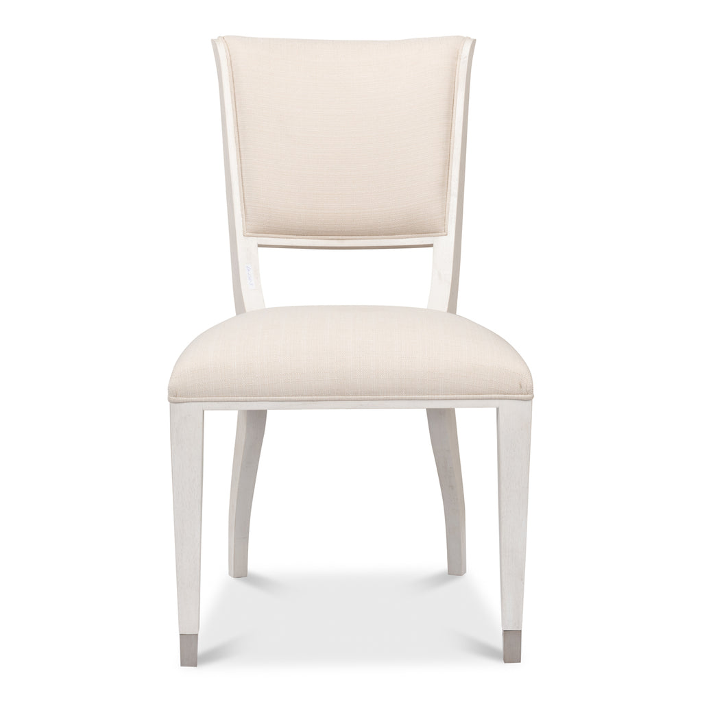 Elegant Dining Side Chair Working White | Sarreid Ltd - 60-156-5