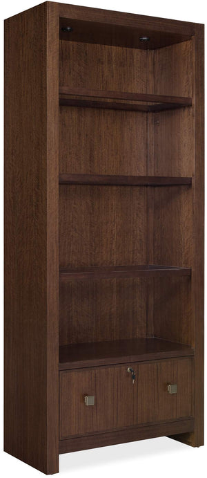 Archives Bookcase - Dark Wood | Hooker Furniture - 6123-10445-89
