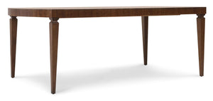 Archives Rectangle Dining Table with Two 20-inch Leaves - Dark Wood | Hooker Furniture - 6123-75200-89