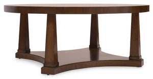 Archives Round Cocktail Table - Dark Wood | Hooker Furniture - 6123-80111-89