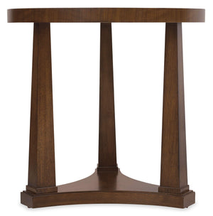 Archives Round End Table - Dark Wood | Hooker Furniture - 6123-80116-89