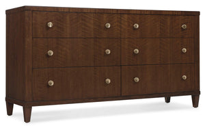 Archives Six-Drawer Dresser - Dark Wood | Hooker Furniture - 6123-90002-89