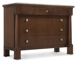 Archives Four-Drawer Chest - Dark Wood | Hooker Furniture - 6123-90010-89