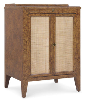 Archives Two-Door Nightstand - Medium Wood | Hooker Furniture - 6123-90117-80
