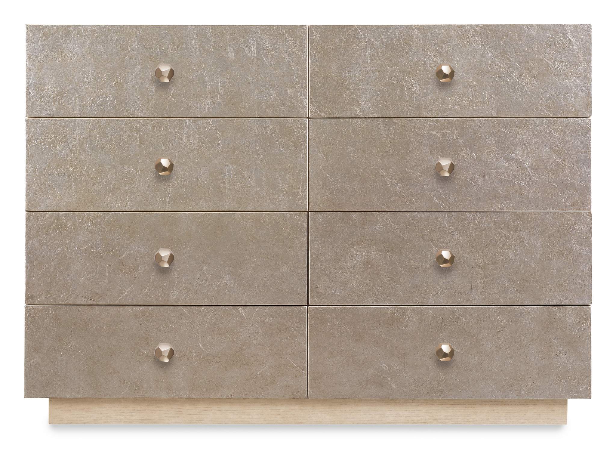 silver wood dresser Dresser with Crystal Knobs and Mirror Panels Silver