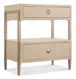 Westwood Two-Drawer Nightstand - Light Wood | Hooker Furniture - 6133-90116-80