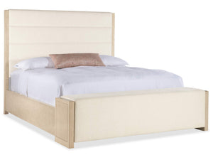 Westwood California King Upholstered Storage Bed - Beige | Hooker Furniture - 6133-90960-80