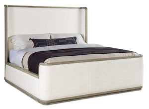 Linville Falls Boones Queen Upholstered Shelter Bed | Hooker Furniture - 6150-90450-85