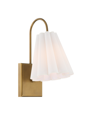 Blithe White Wall Sconce | Currey & Co - 5000-0315