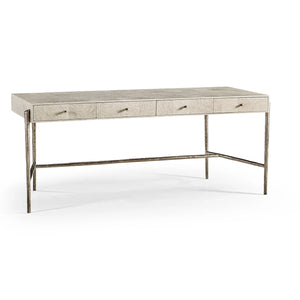 Water Surge Madrona Burl Desk | Jonathan Charles Furniture - 001-4-0E1-MDL
