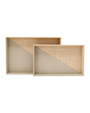 Evren Tray Set of 2 | Currey & Co - 1200-1142