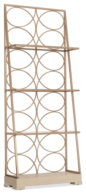 Melange Flourish Etagere - Light Wood | Hooker Furniture - 628-50741-95