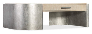 Melange Silverfrost Cocktail Table - Light Wood | Hooker Furniture - 628-80492-05