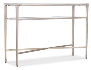 Melange Jen Console Table - Gold | Hooker Furniture - 628-85746-00