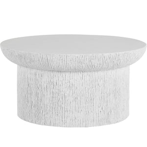 Brant Cast Stone Round Coffee Table - Natural Stone | Summer Classics - 1757101