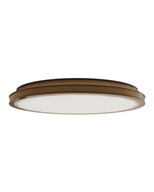 Aydan Large Brushed Brass Flush Mount | Currey & Co - 9999-0090