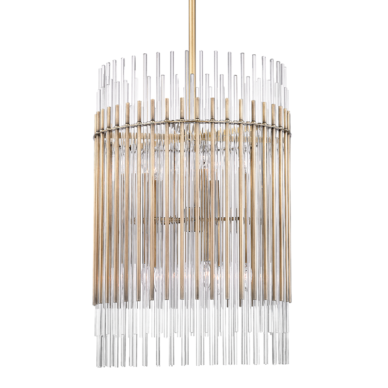 Wallis Chandelier | Hudson Valley Lighting - 6320-AGB