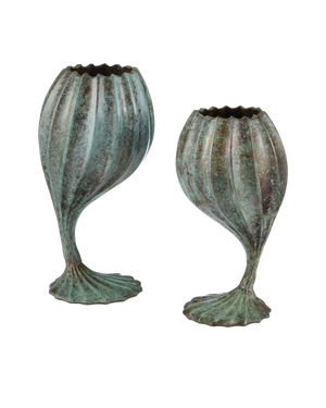 Utrecht Object Set of 2 - Green | Currey & Co - 1200-0941