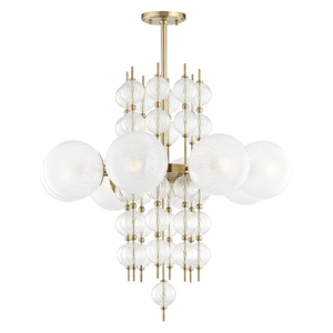 Calypso Chandelier | Hudson Valley Lighting - 6433-AGB