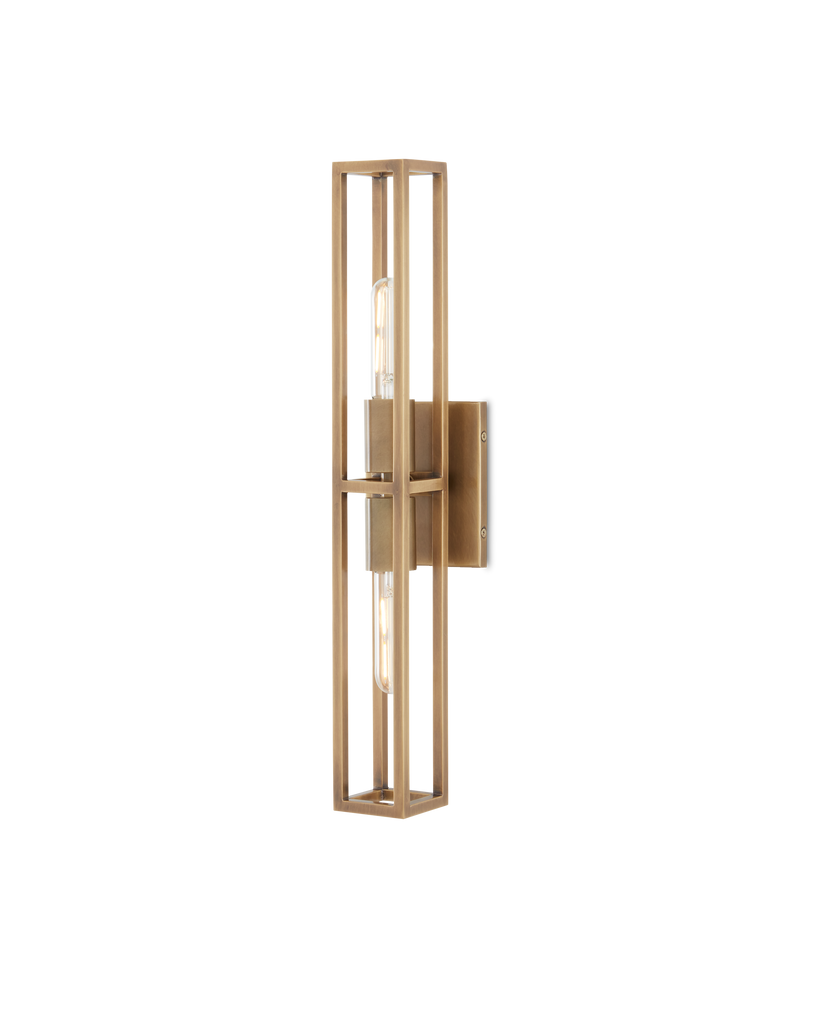 Currey & Co Bergen Brass Wall Sconce | 5800-0019