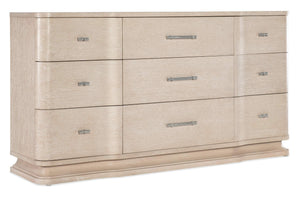 Nouveau Chic Nine Drawer Dresser - Light Wood | Hooker Furniture - 6500-90002-80