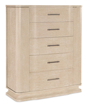 Nouveau Chic Five Drawer Chest - Light Wood | Hooker Furniture - 6500-90010-80