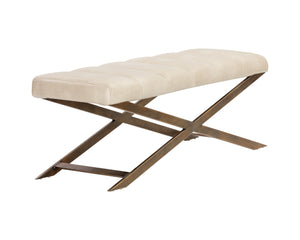 Kammi Bench - Bravo Cream | Sunpan Furniture - 105209