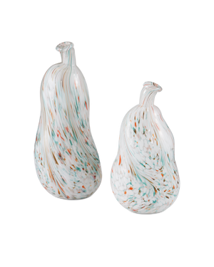 Kumo Vase Set of 2 - White | Currey & Co - 1200-0938