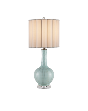 Celadon Crackle Table Lamp - Green | Currey & Co - 6000-0976