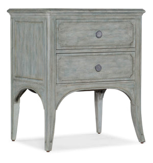 Charleston Two-Drawer Accent Table - Blue | Hooker Furniture - 6750-50011-44