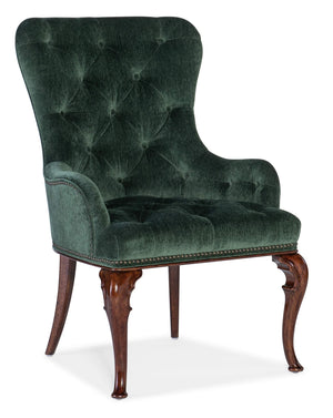 Charleston Host Chair - Green | Hooker Furniture - 6750-75500-37