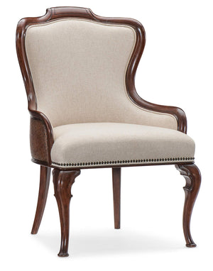 Charleston Upholstered Arm Chair - Beige | Hooker Furniture - 6750-75600-85