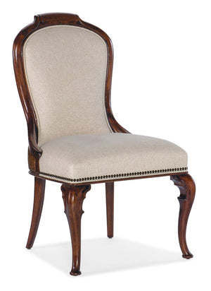 Charleston Upholstered Side Chair - Beige | Hooker Furniture - 6750-75610-85