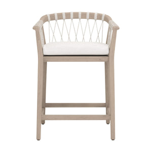 Pacific Outdoor Counter Stool | Essentials For Living - 6800CS.WHT/WHT/W-ET
