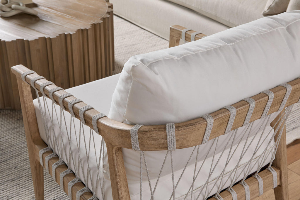 Pacific Club Chair | Essentials For Living - 6801.WHT/LPPRL/NG