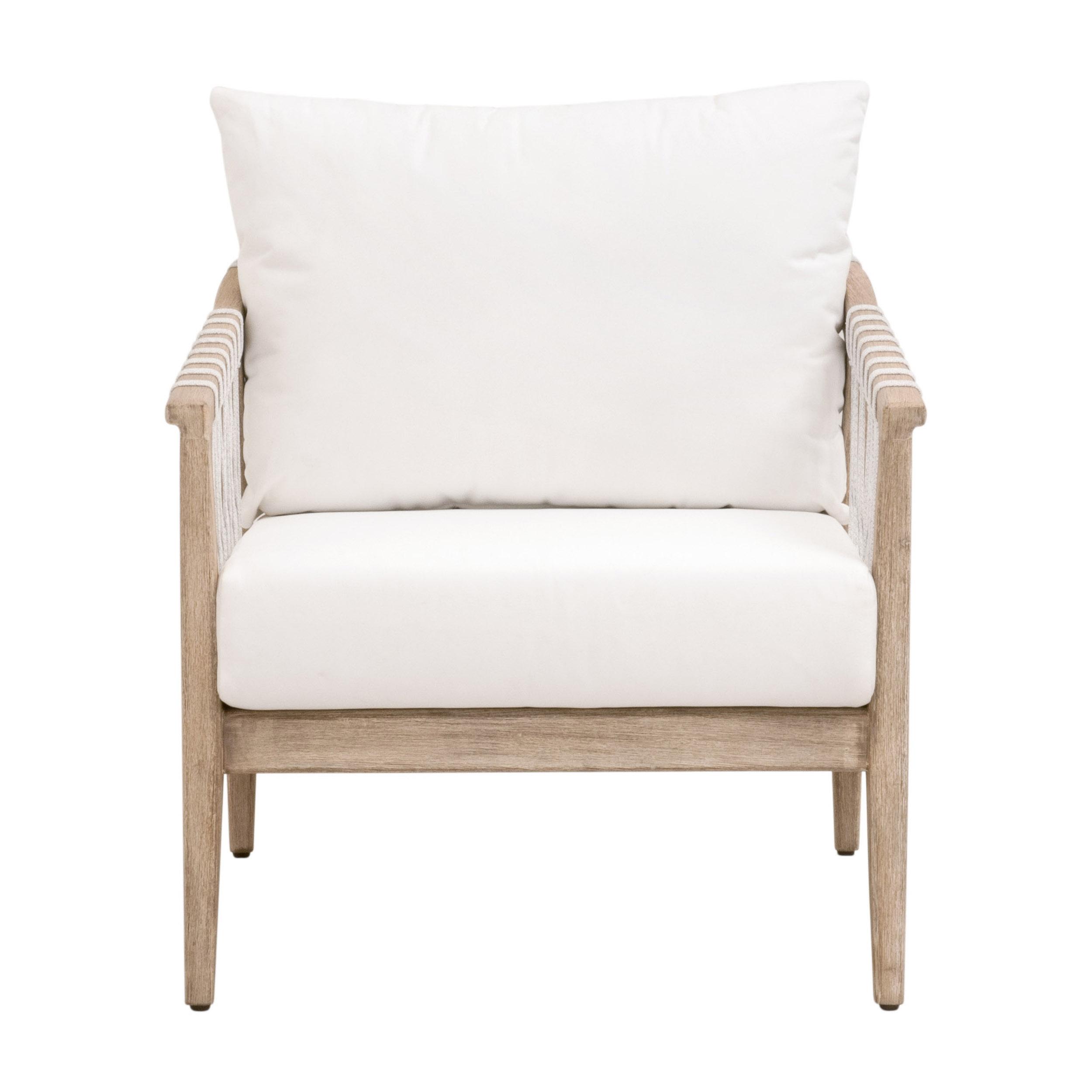 Pacific Club Chair | Essentials For Living - 6801.WHT/LPPRL/NG