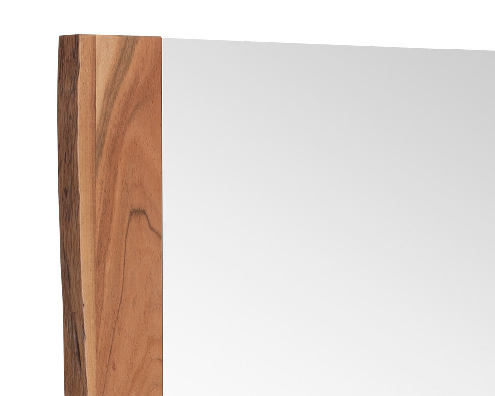 Fontana Floor Mirror - Natural | Sunpan Furniture - 106427