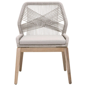 Loom Outdoor Dining Chair, Set of 2 | Essentials For Living - 6808KD.WTA/PUM/GT