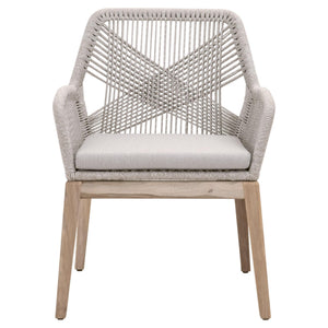 Loom Outdoor Arm Chair, Set of 2 | Essentials For Living - 6809KD.WTA/PUM/GT