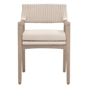 Lucia Outdoor Arm Chair | Essentials For Living - 6810.PW/STO/W-ET