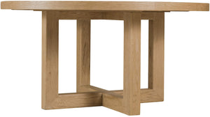 Driftwood 60in Round Dining Table - Light Wood | Hooker Furniture - 6820-75223-80