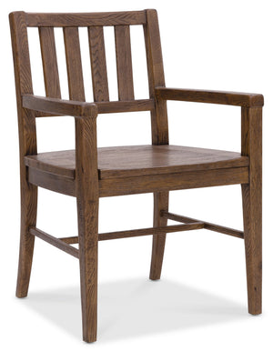 Driftwood Splatback Arm Chair | Hooker Furniture - 6820-75301-85