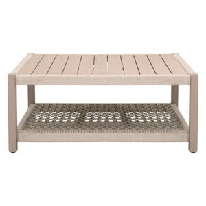 Wrap Outdoor Square Coffee Table | Essentials For Living - 6870SQ.OAT/W-ET