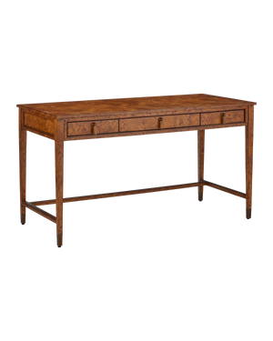 Evie Burl Writing Desk | Currey & Co - 3000-0343