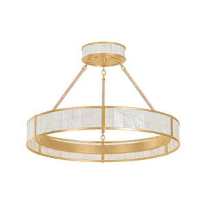 Halcott Chandelier - Vintage Gold Leaf | Hudson Valley Lighting - 6930-VGL